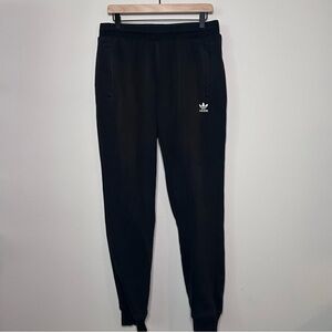 adidas Black and White Trefoil Hoodie Label Detail